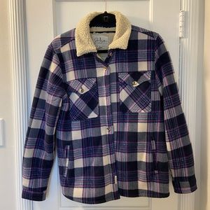 Sherpa Lined Flannel Jacket